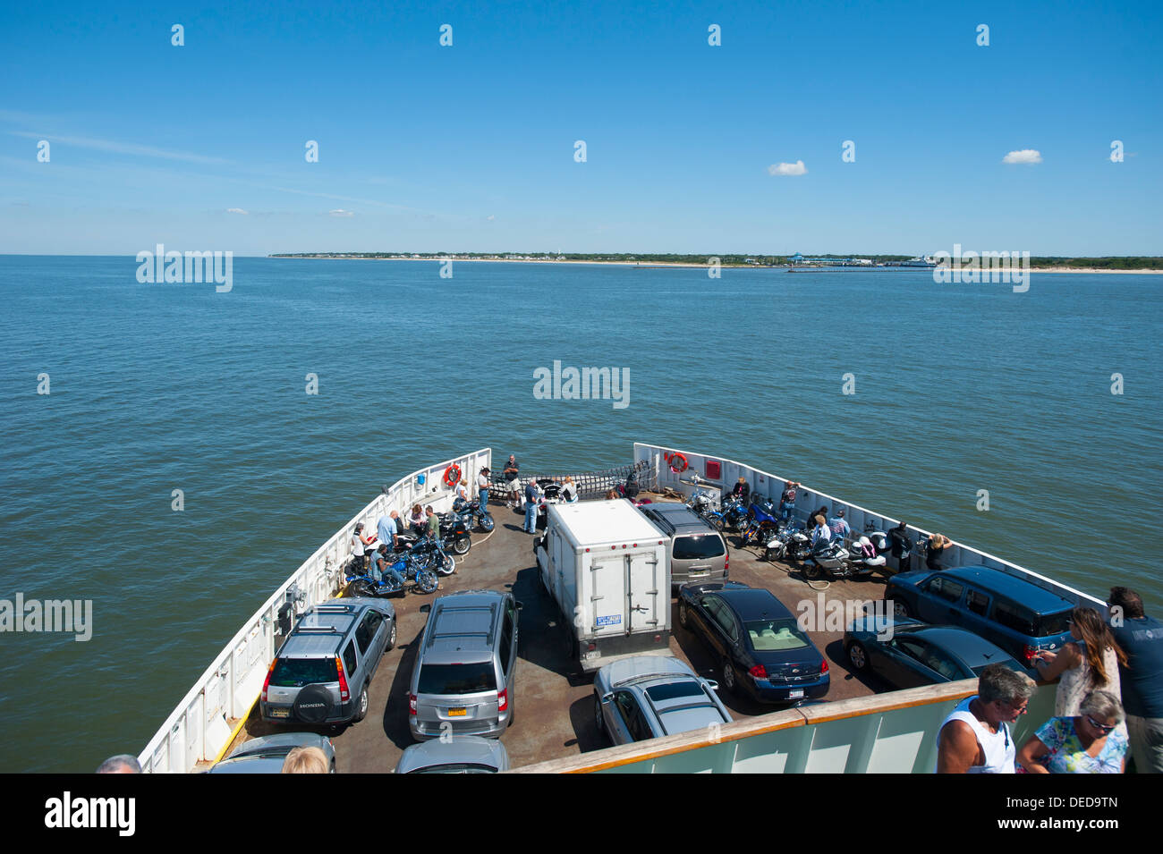 Victor Aanleg stilte USA Ferries Cape May - Lewes Ferry connecting New Jersey to Delaware across  the mouth of the Delaware Bay - arriving at Cape May Stock Photo - Alamy