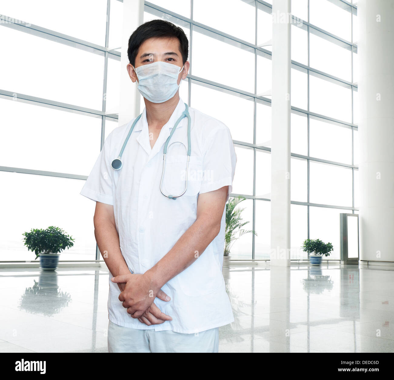 expertise handsome senior doctor hospital portrait [Photo Illustration] Stock Photo