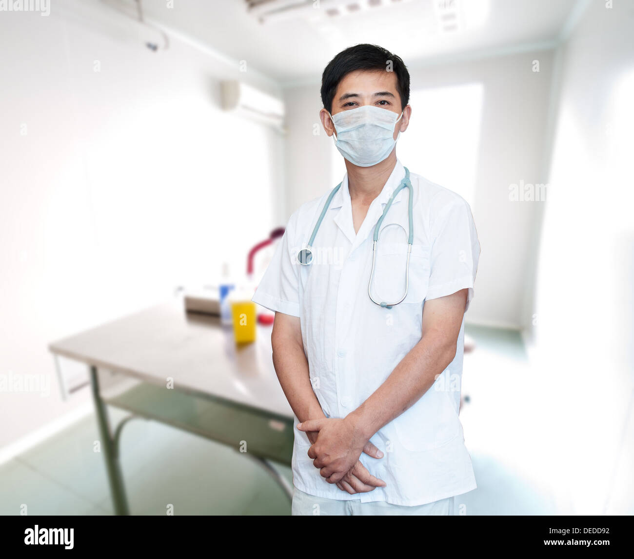 expertise handsome senior doctor hospital portrait [Photo Illustration] Stock Photo