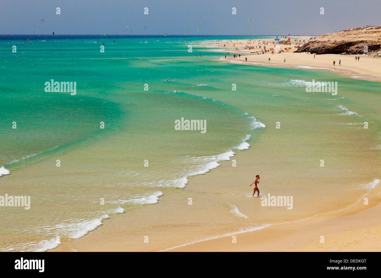 Playa Esmeralda beach, Jandia peninsula, Fuerteventura, Las Palmas, Canary  Islands, Spain Stock Photo - Alamy