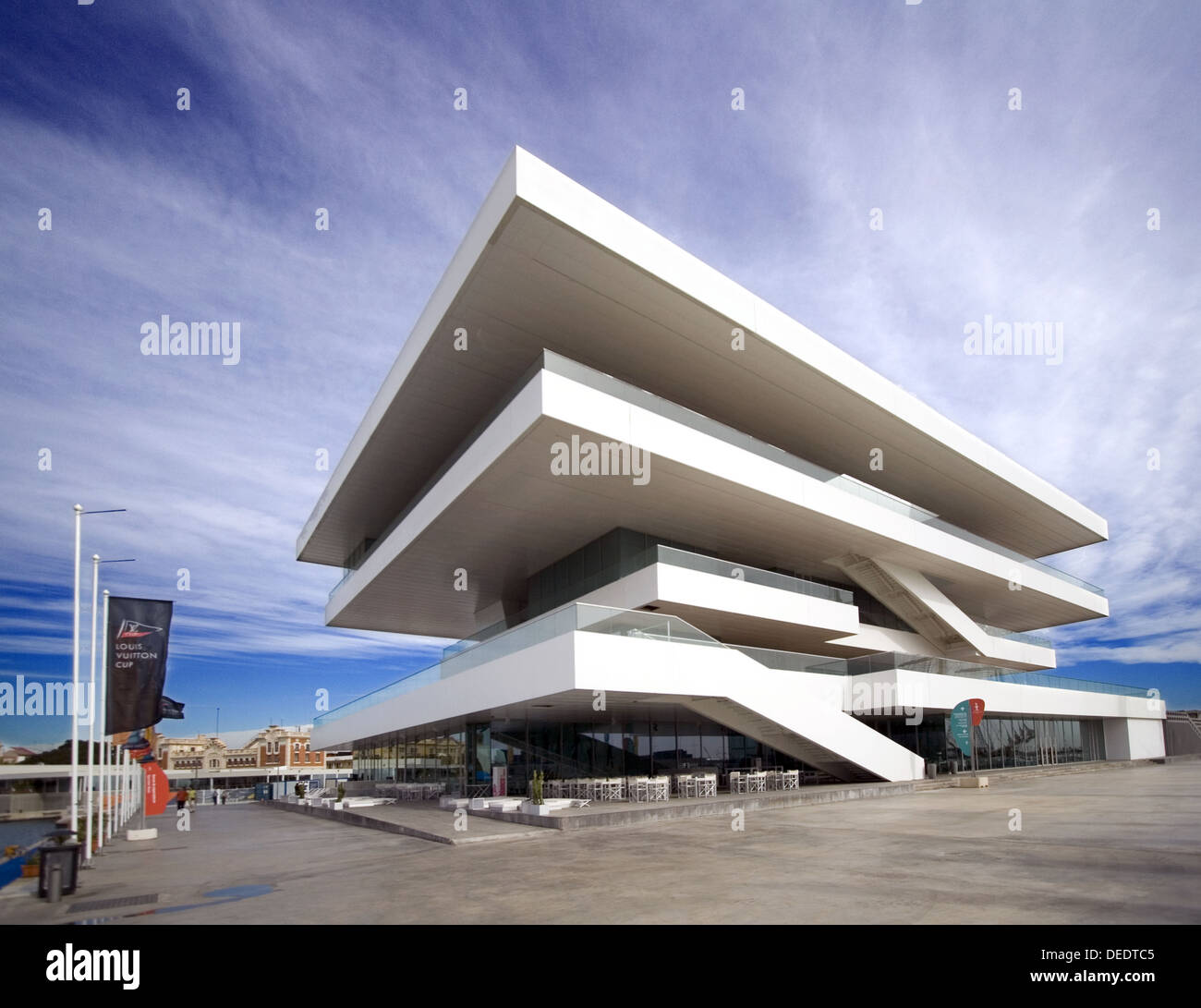 America S Cup Pavilion Veles E Vents Building By David Chipperfield Valencia Spain Stock Photo Alamy