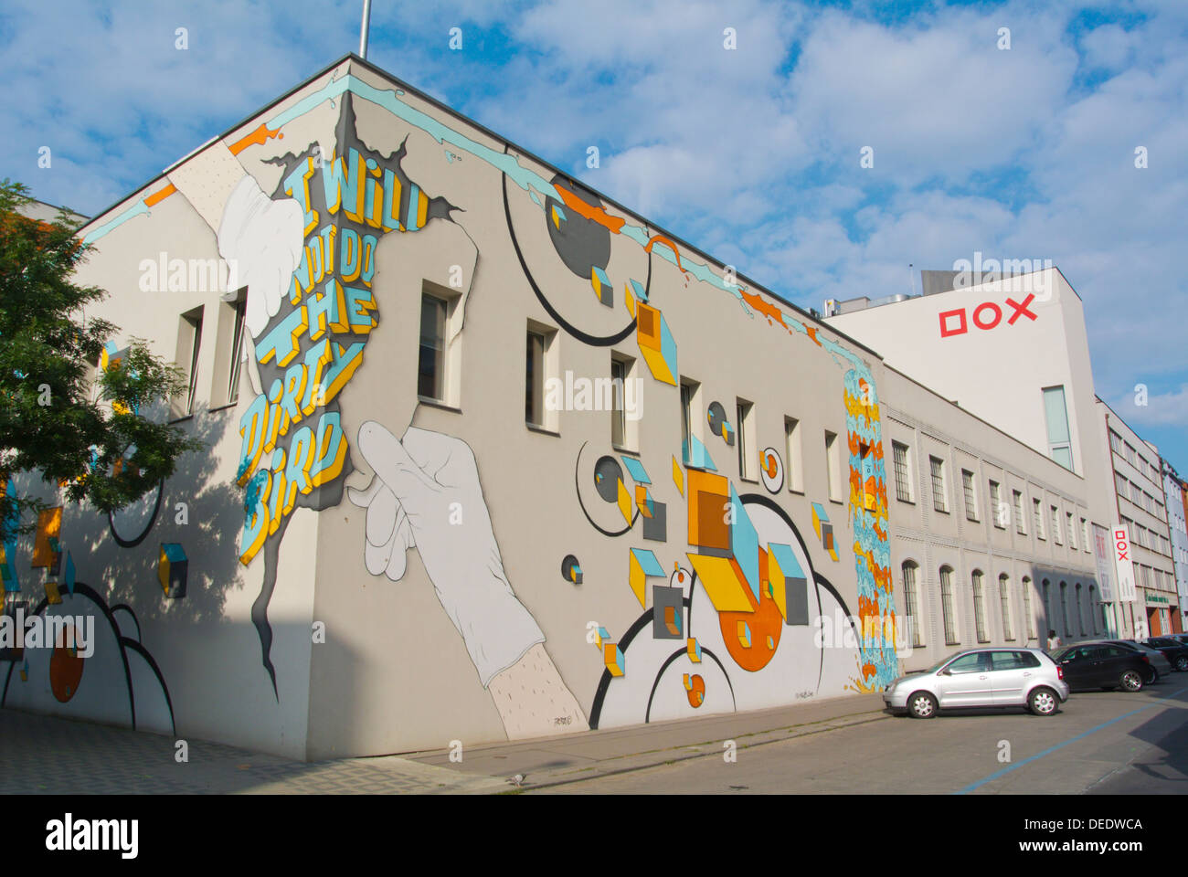 DOX centre for contemporary art exterior Holesovice district Prague Czech  Republic Europe Stock Photo - Alamy