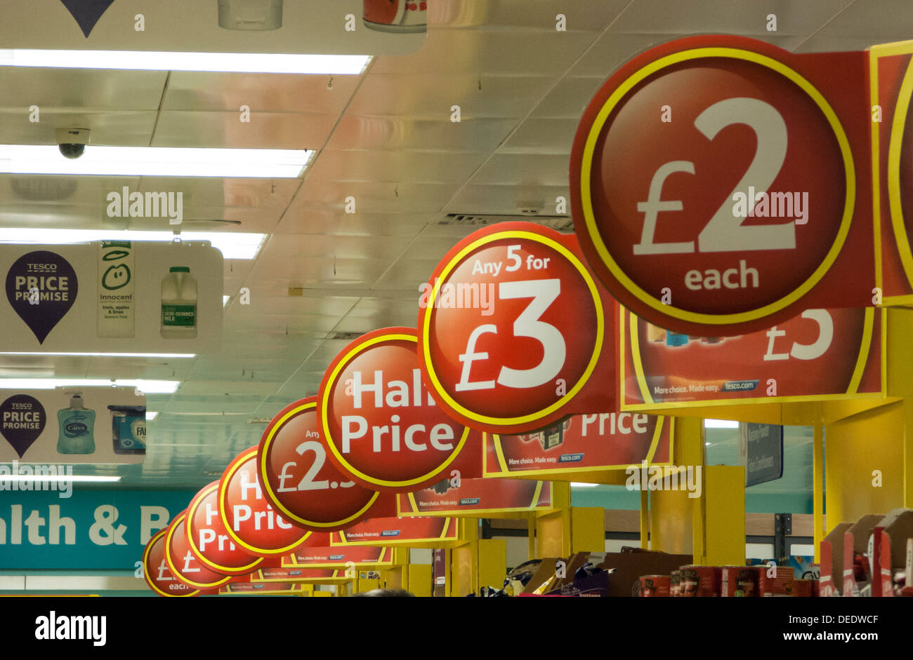 Tesco Supermarket, UK Stock Photo Alamy