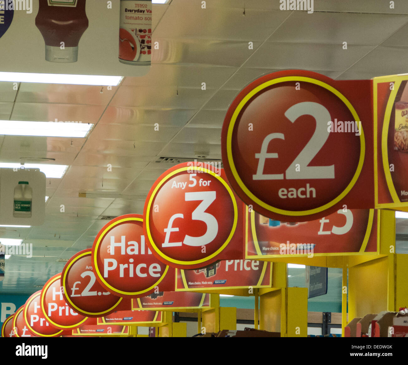 Tesco Supermarket, UK Stock Photo