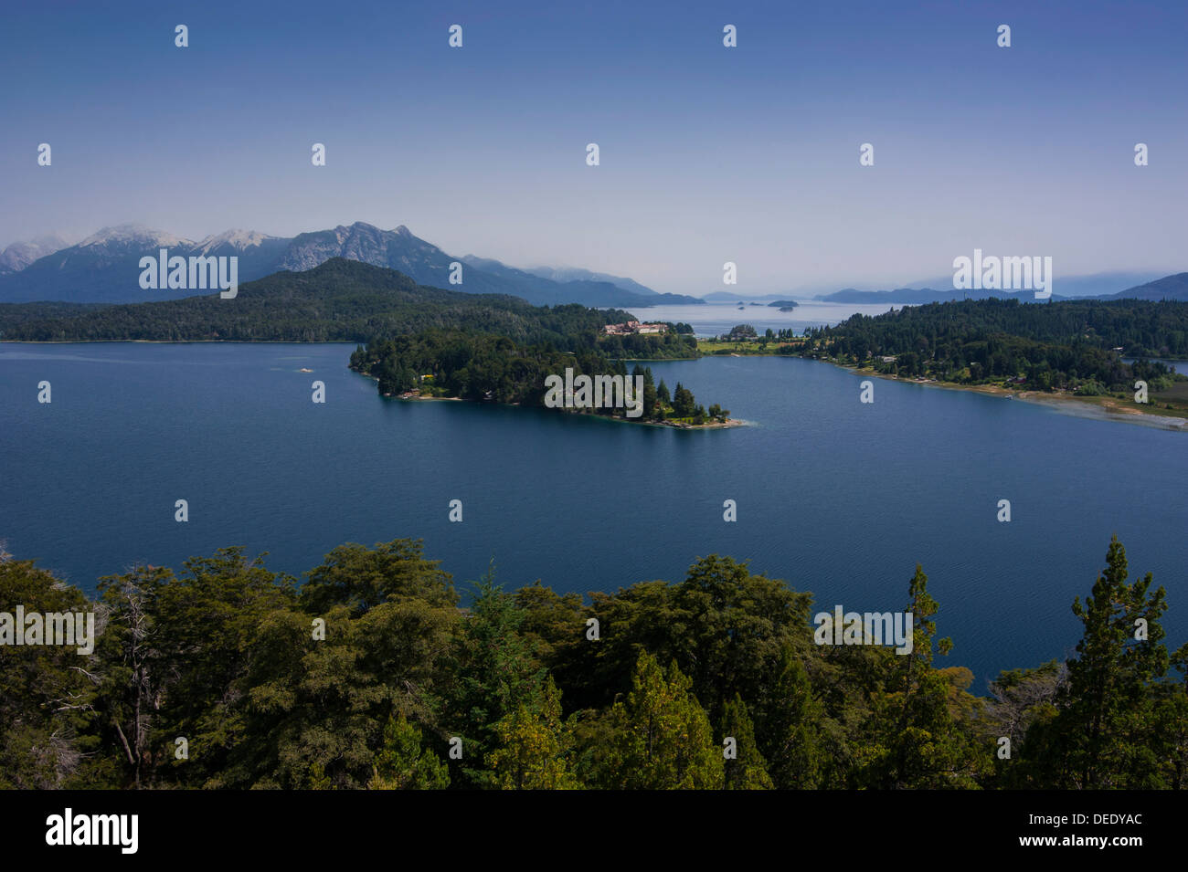 Hotel Llao Llao in the Nahuel Huapi lake near Bariloche, Argentina, South America Stock Photo