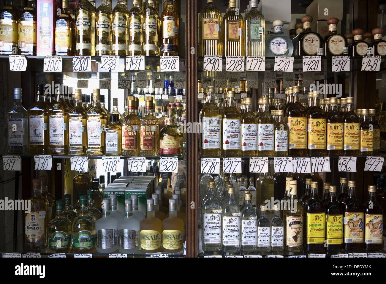 Tequila Shop. Mexico Stock Photo Alamy