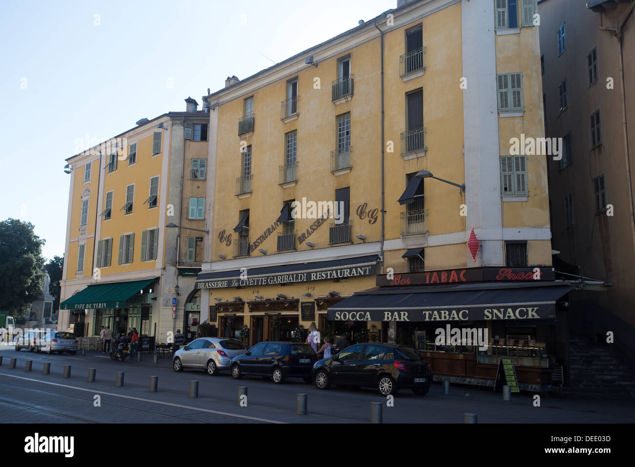 Boulevard Jean Jaures  Nice Rhone alps Alpes France Europe Stock Photo