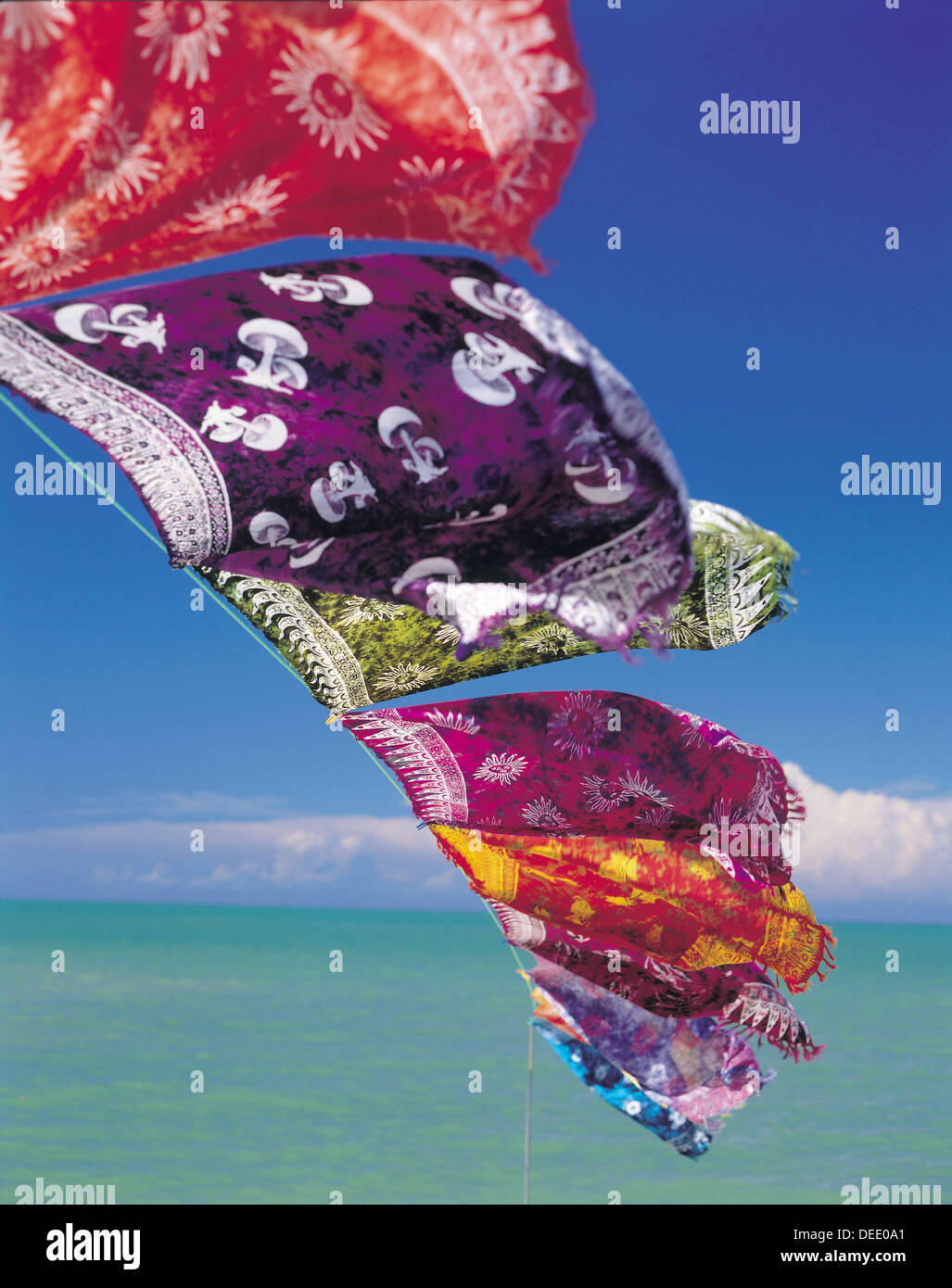 Batik Serongs Blowing In The Wind In Penang Malaysia Stock Photo Alamy