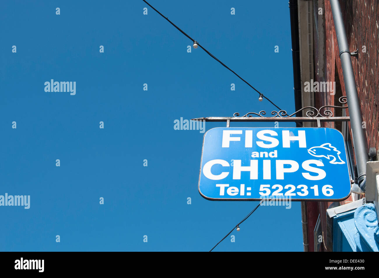 Fish Chip Shop Sign High Resolution Stock Photography and Images - Alamy