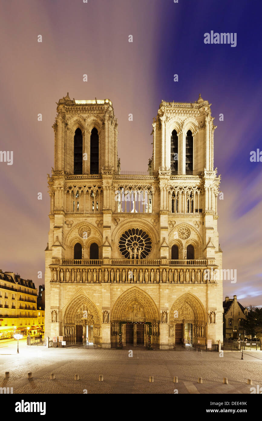 Notre Dame, Paris, Ile de France, France, Europe Stock Photo