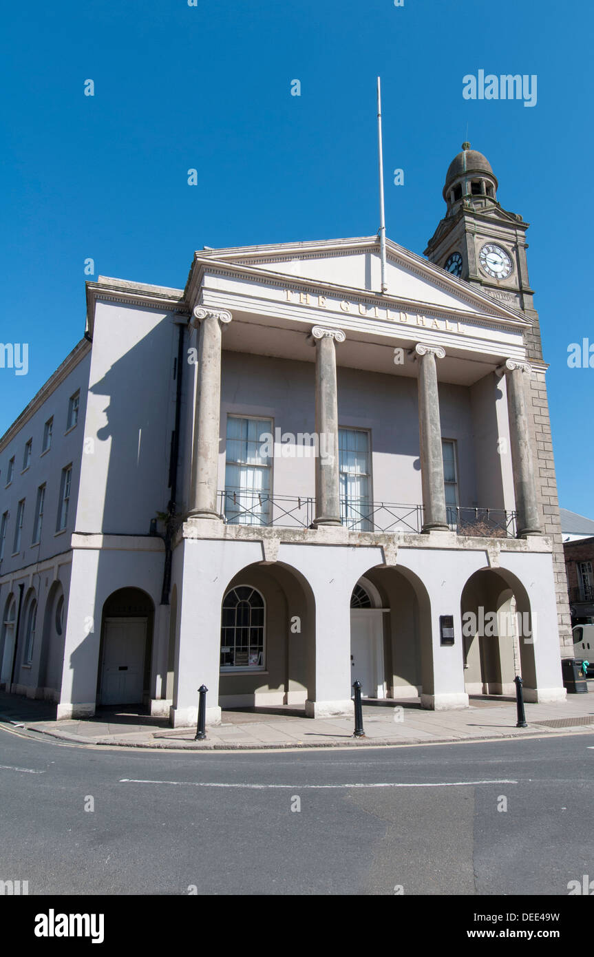 Newport Town Hall on the Isle of Wight Stock Photo