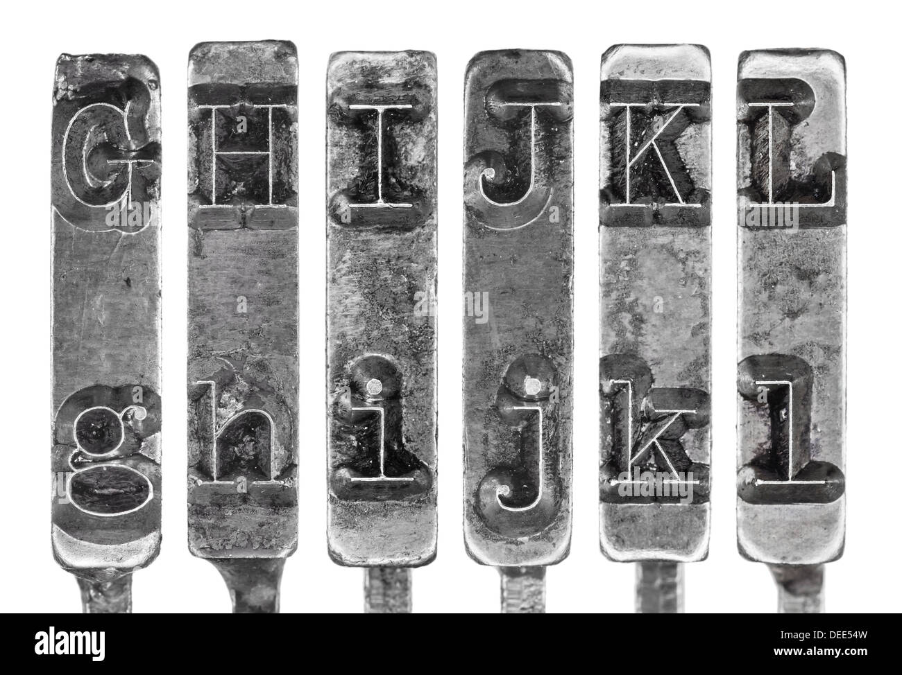 Old typewriter font Cut Out Stock Images & Pictures Alamy