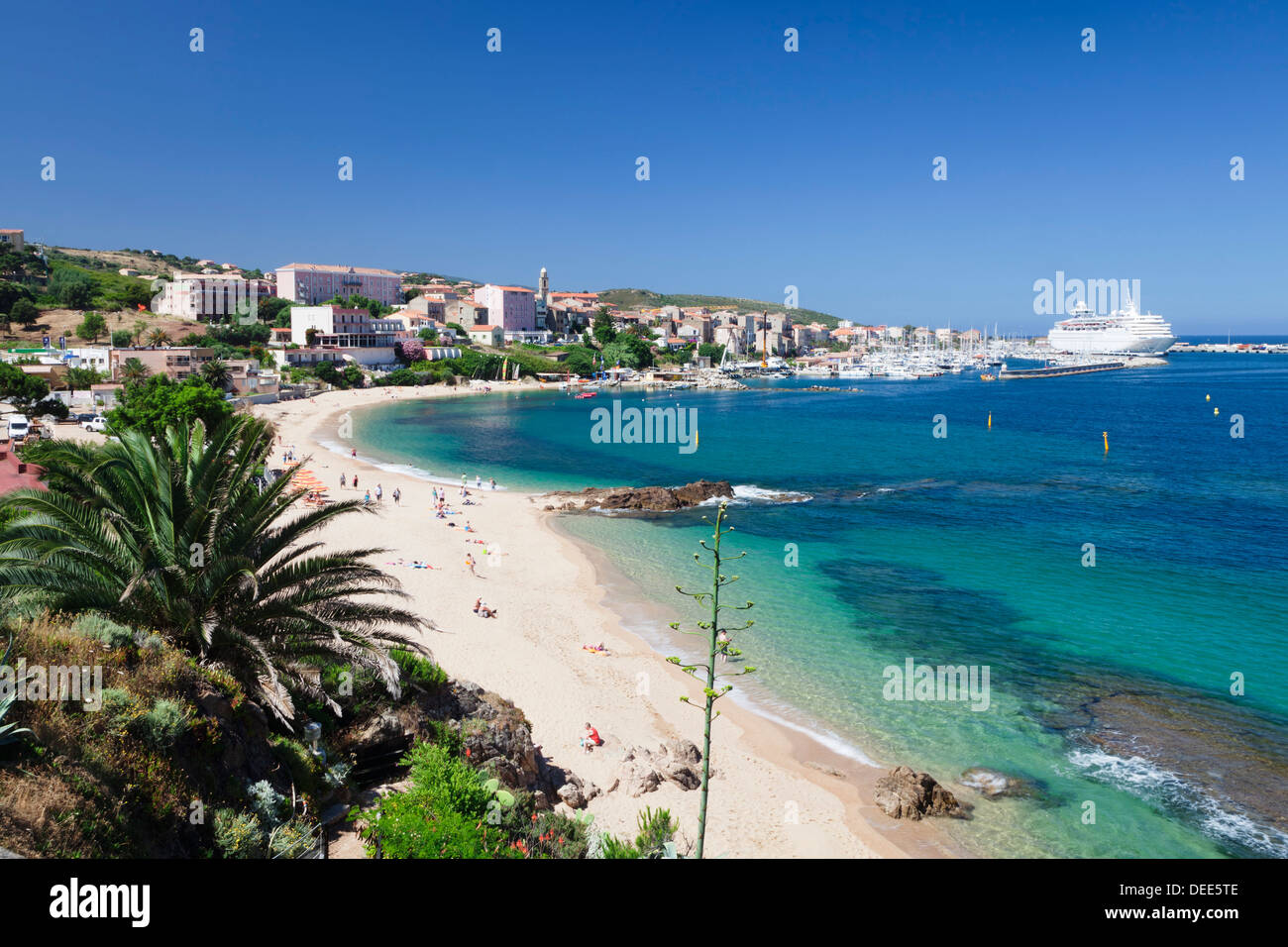 Propriano, Gulf of Valinco, Corsica, France, Mediterranean, Europe Stock Photo