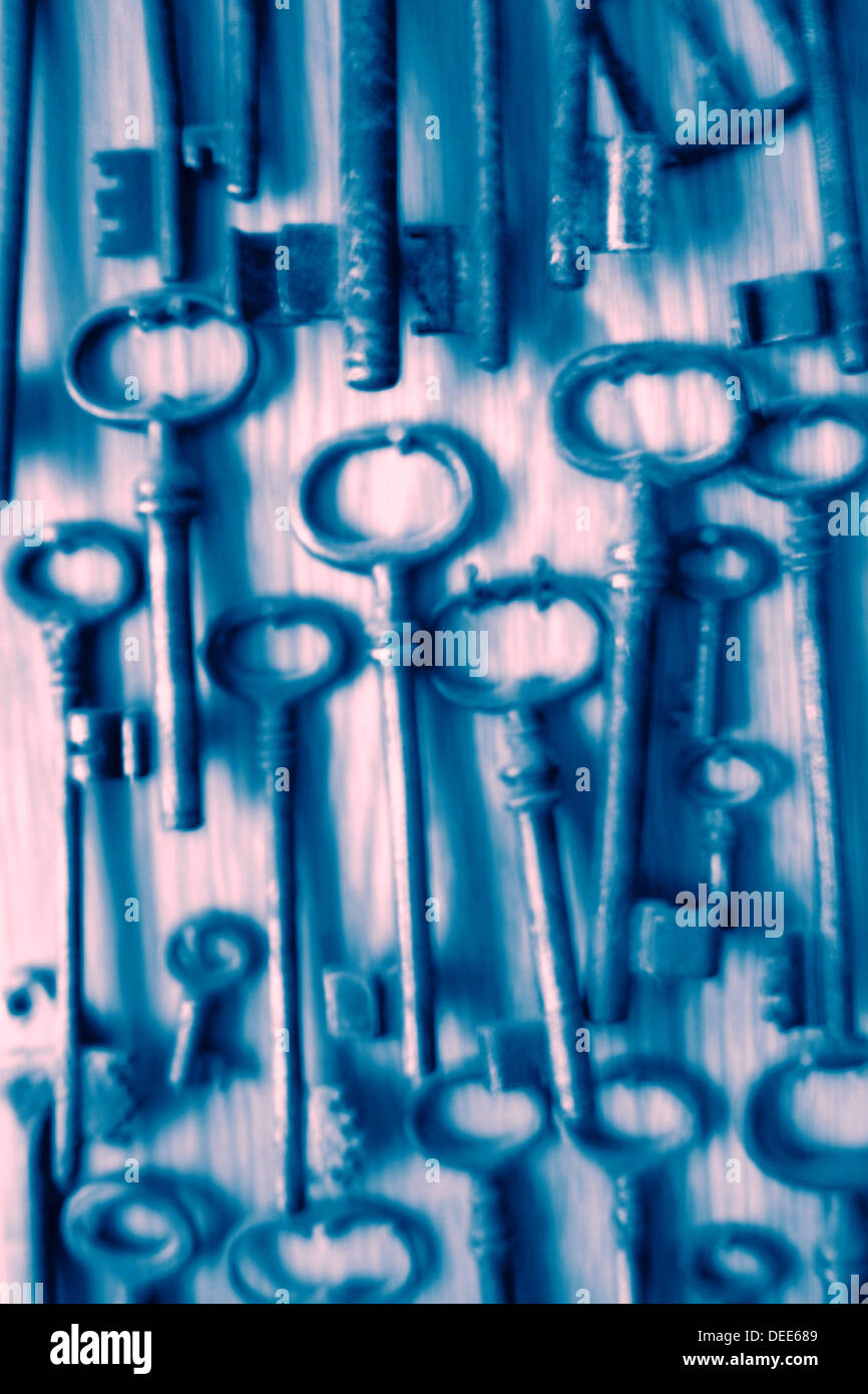 oldfashioned keys Stock Photo Alamy