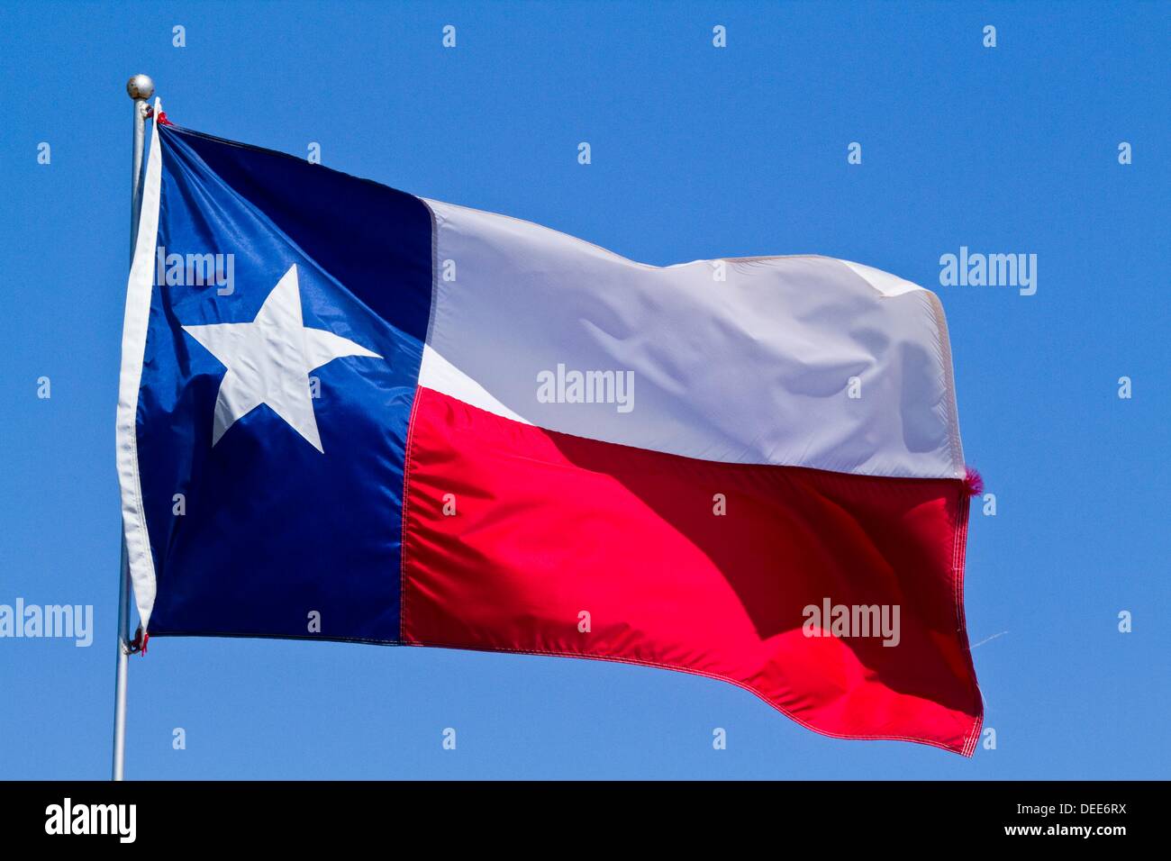 Texas State Flag, Texas, USA, Lone Star State. Stock Photo