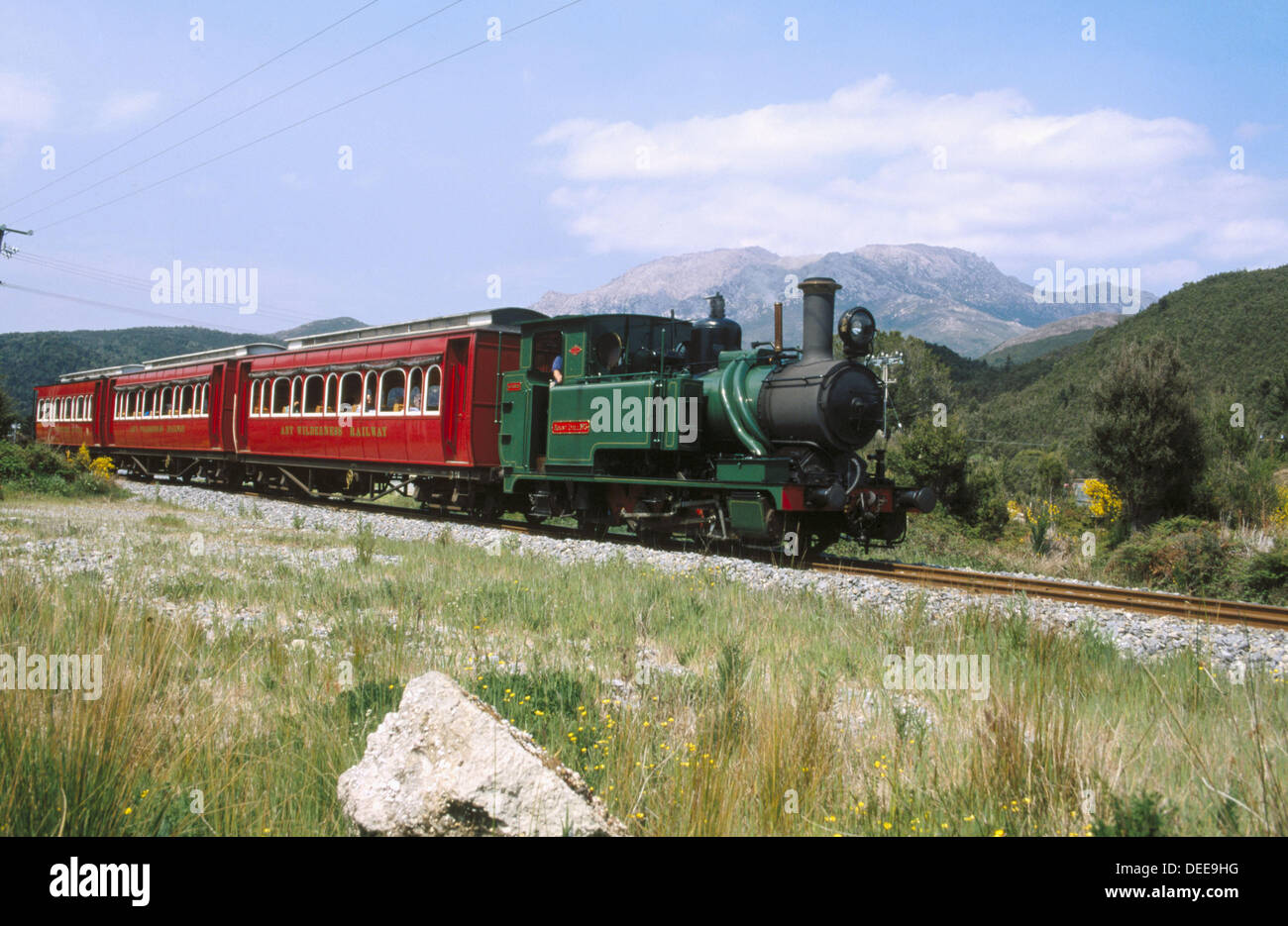 Tourist passenger train on ABT Wilderness Railway, Tasmania, Australia Stock Photo Alamy