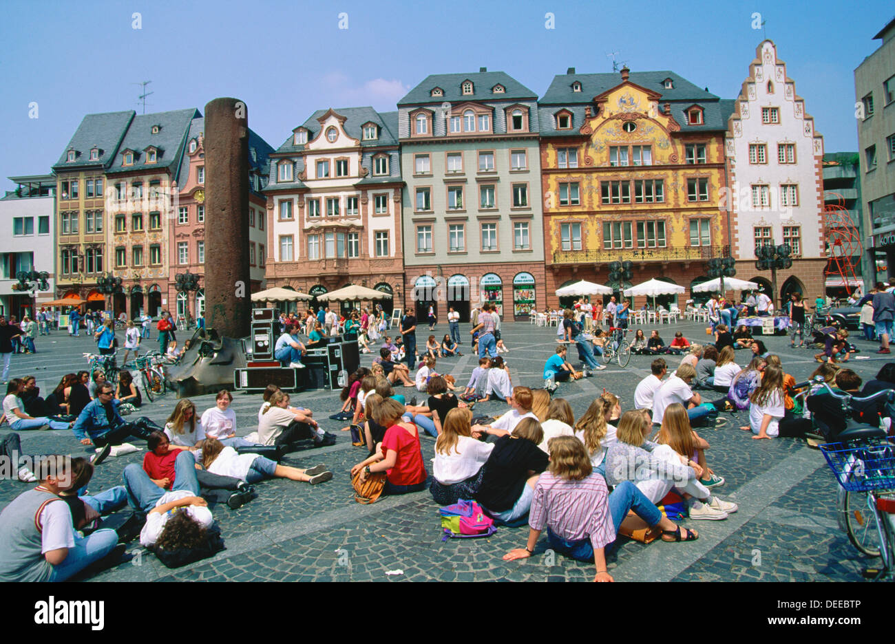 Market Square. Mainz. Germany Stock Photo 60552934 Alamy