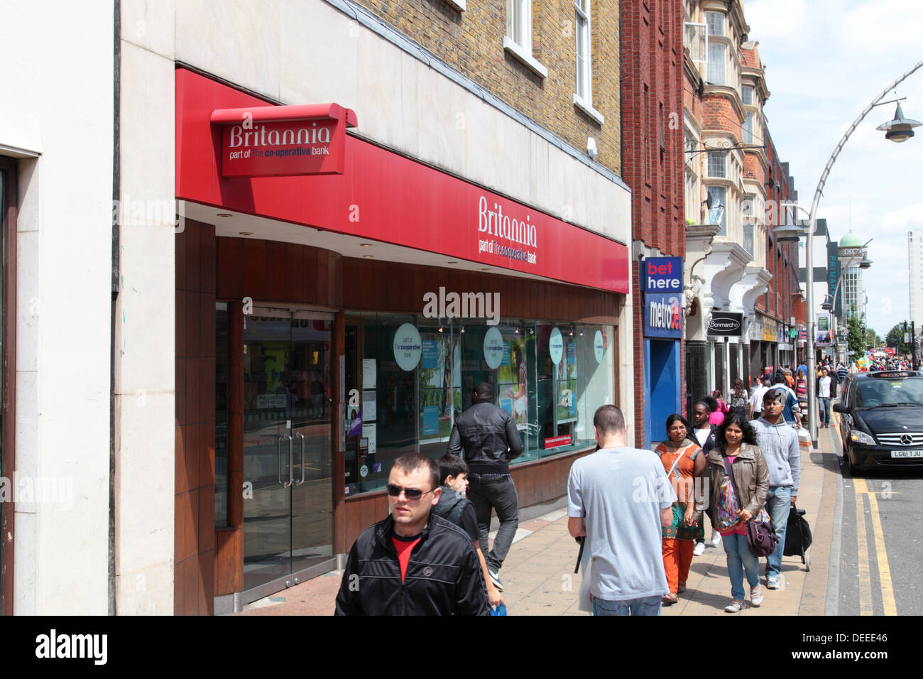 Britannia Building Society, Ilford Stock Photo
