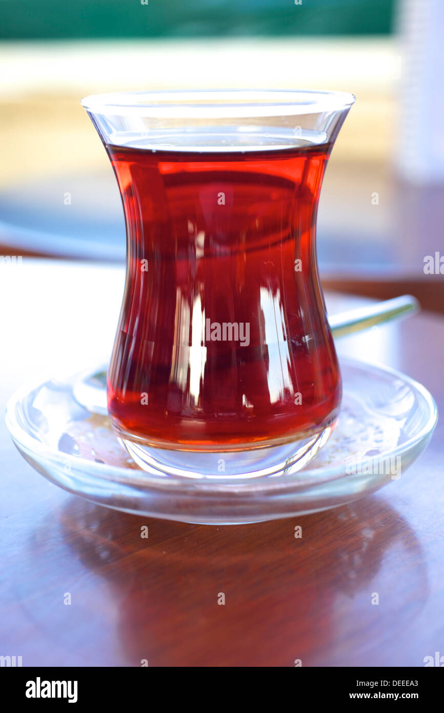 Turkish Tea, Istanbul, Turkey Stock Photo