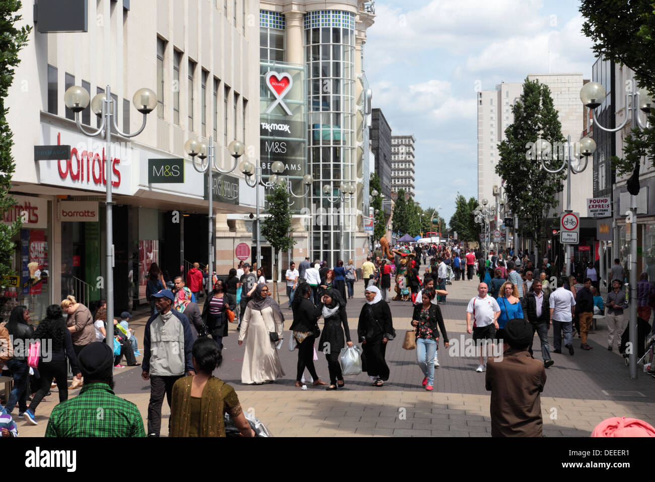 High Road, Ilford Stock Photo