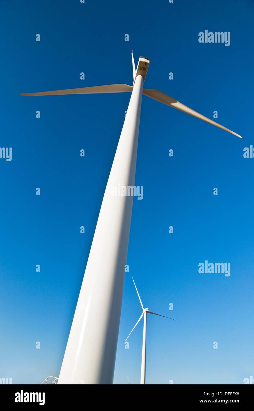 Wind turbines, Judith Gap, Montana USA Stock Photo Alamy