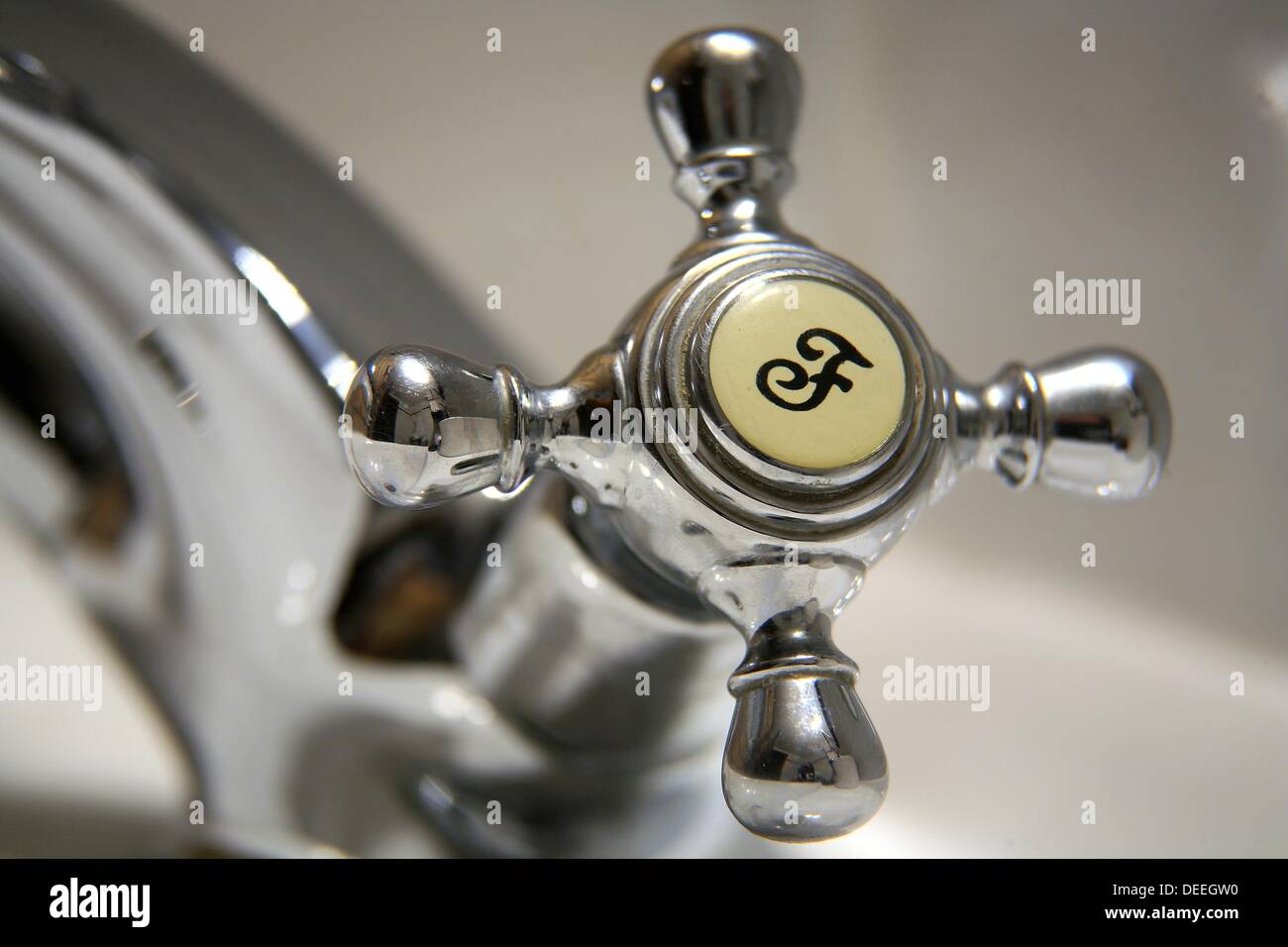 Cold water, tap Stock Photo Alamy