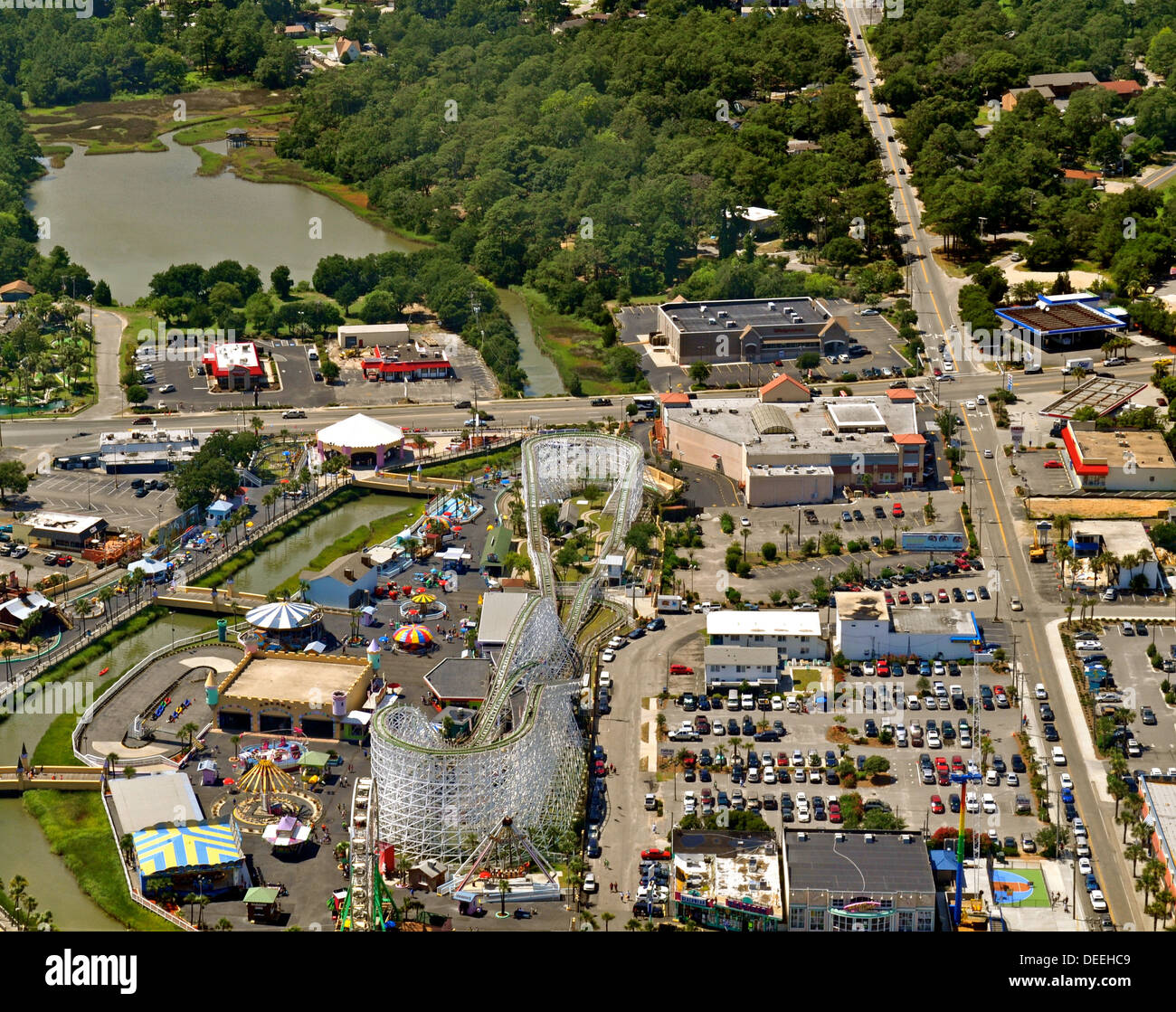 Family Kingdom Amusement Park Myrtle Beach Stock Photo Alamy
