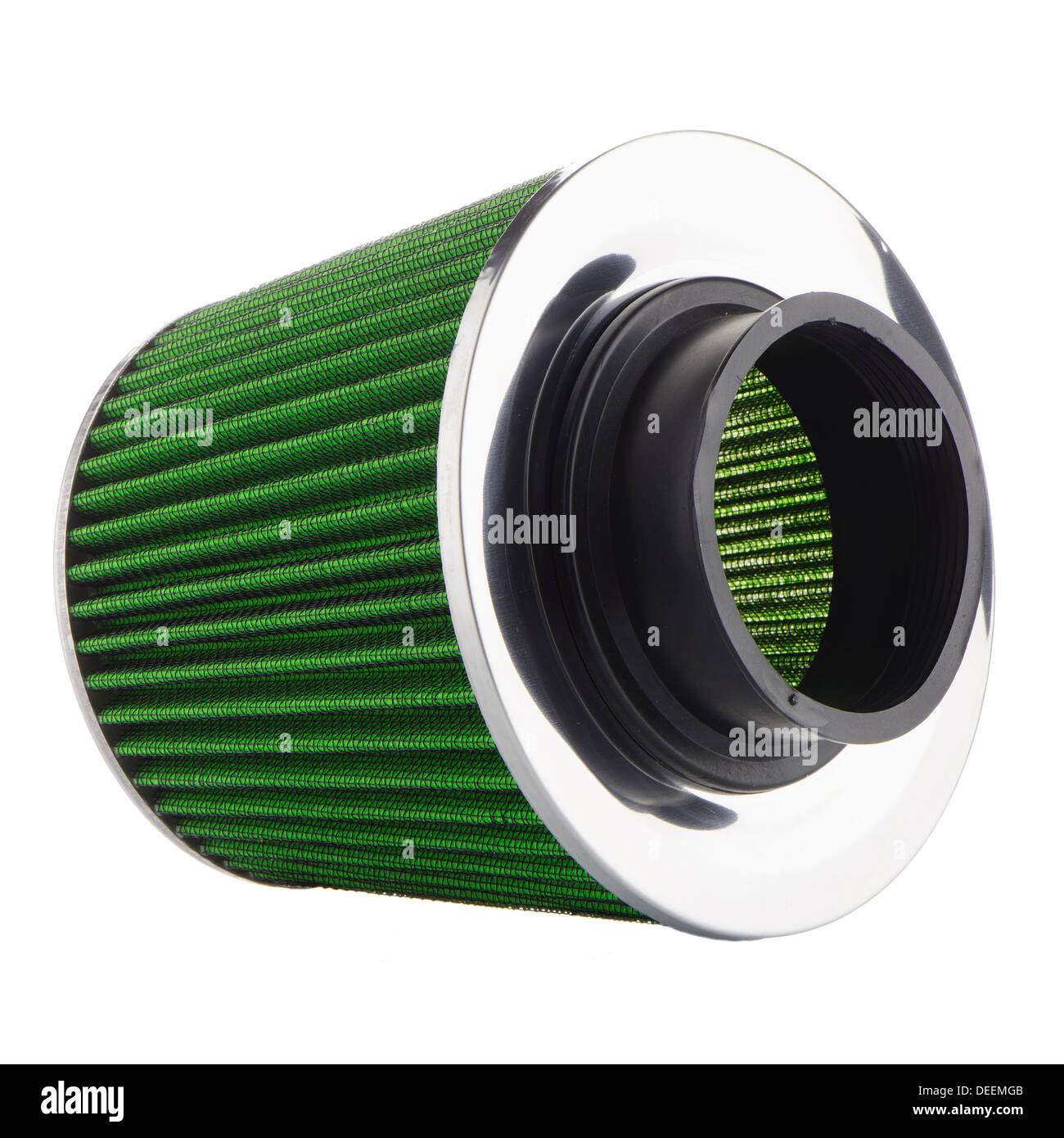 Air cone filter on white background. Vehicle Modification Accessories