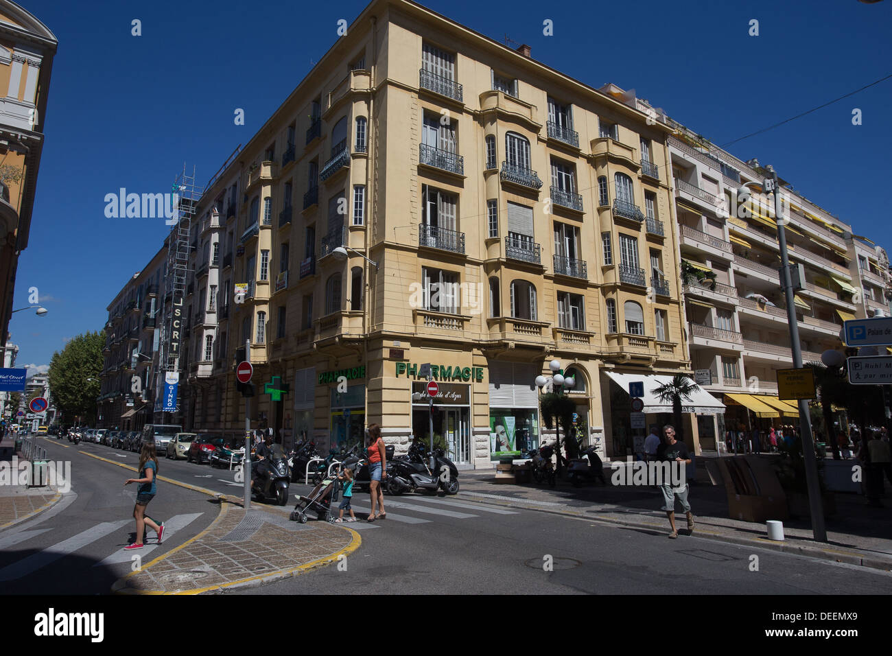 Rue de France Nice Cote d'Azur alps Alpes France Europe Stock Photo Alamy