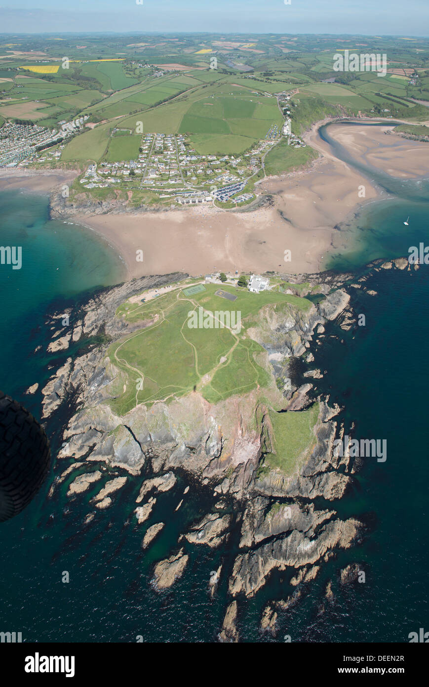 Burgh Island, Devon, England, United Kingdom, Europe Stock Photo