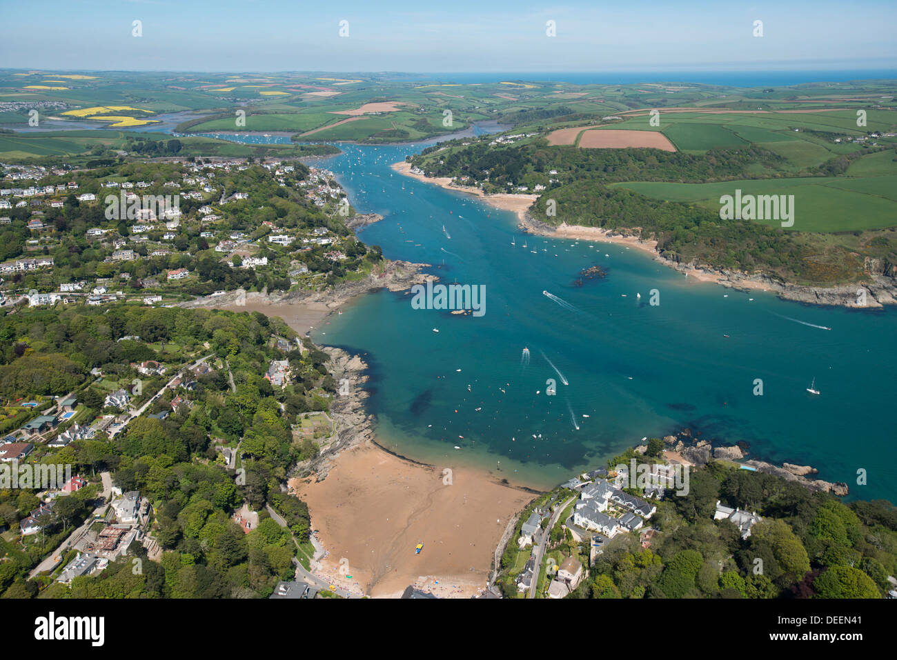 Salcombe, Devon, England, United Kingdom, Europe Stock Photo