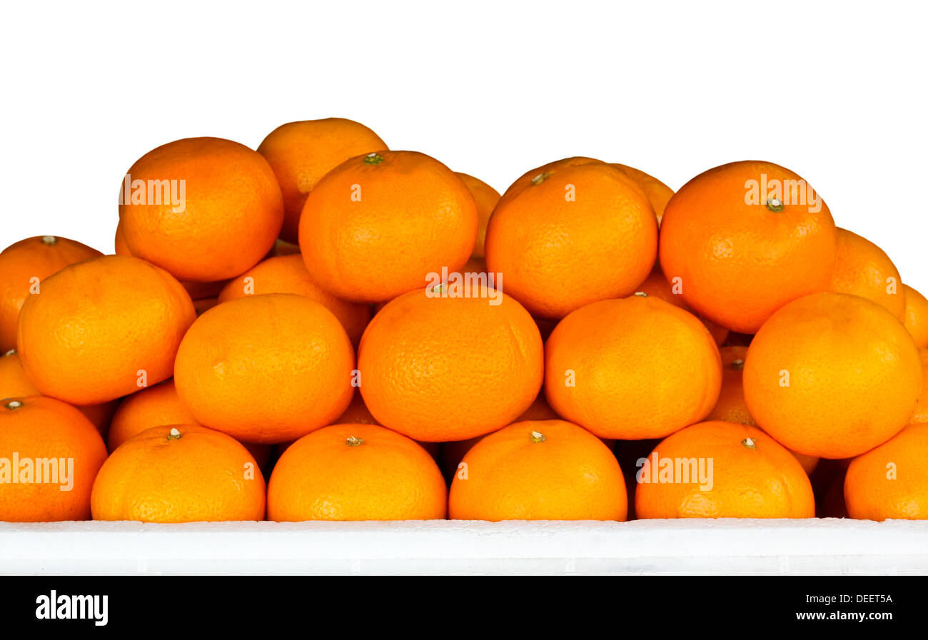Fruit oranges in a market stall Stock Photo Alamy