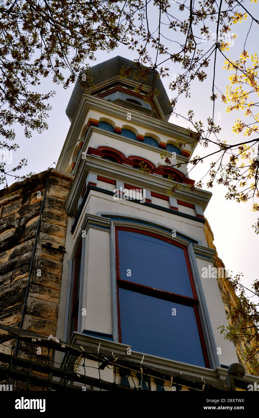 Texas architecture and tree Stock Photo Alamy