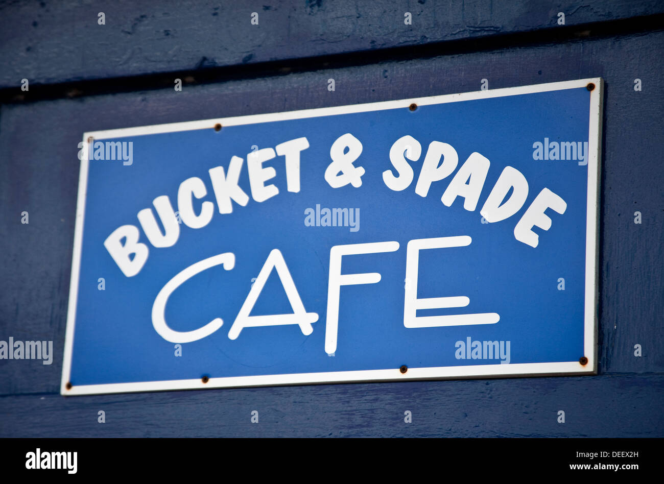 Bucket & Spade Cafe, Mablethorpe, Lincolnshire Stock Photo Alamy