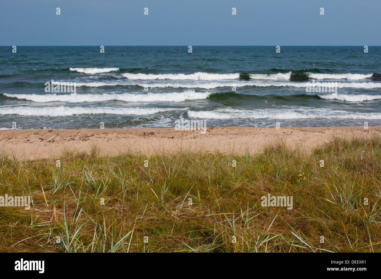This is a photo of the Baltic sea. The place is Furuboda outside Åhus in Sweden. Stock Photo
