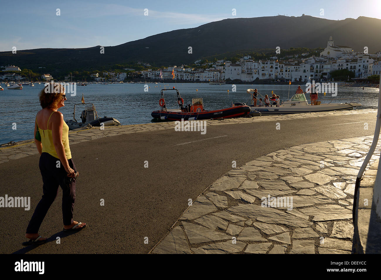 cadaques seafront catalonia spain Stock Photo