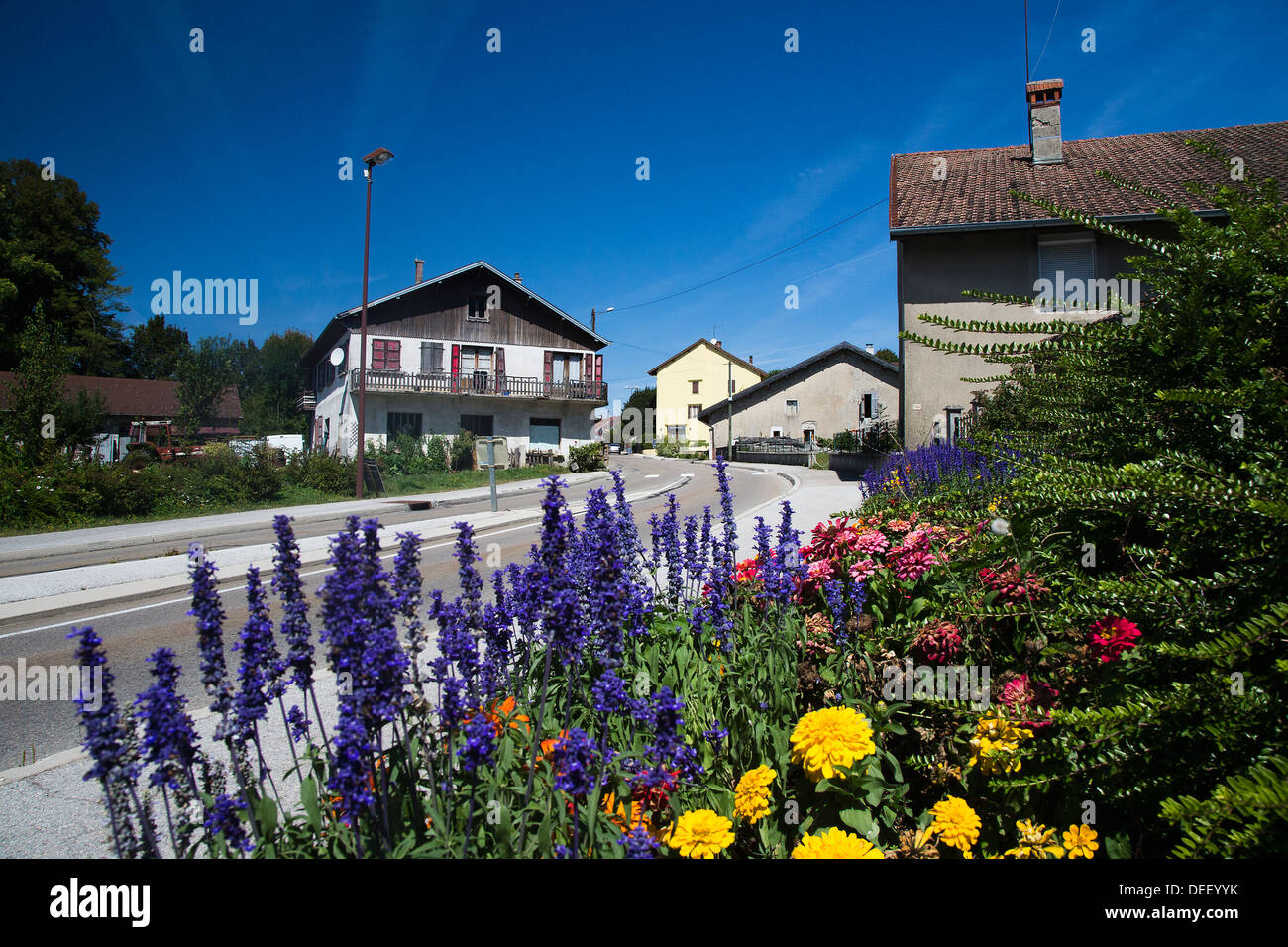 Doucier, Jura region of France. Stock Photo