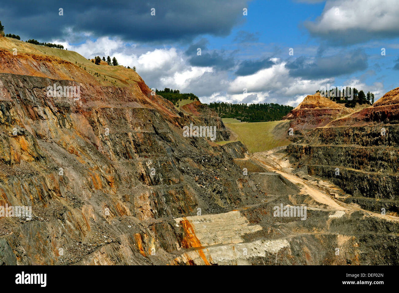 Homestake Mine - Lead, South Dakota - USA Stock Photo