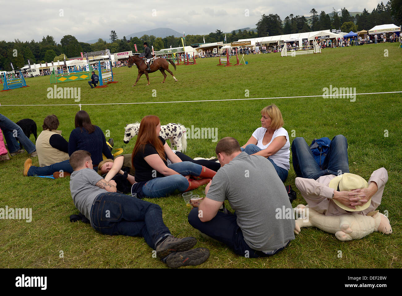 blair atholl horse trials perthshire scotland Stock Photo