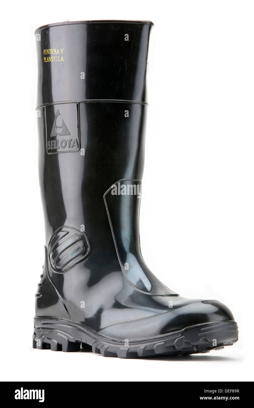 Rubber boot, PPE (Personal Protective Equipment), safety boot Stock