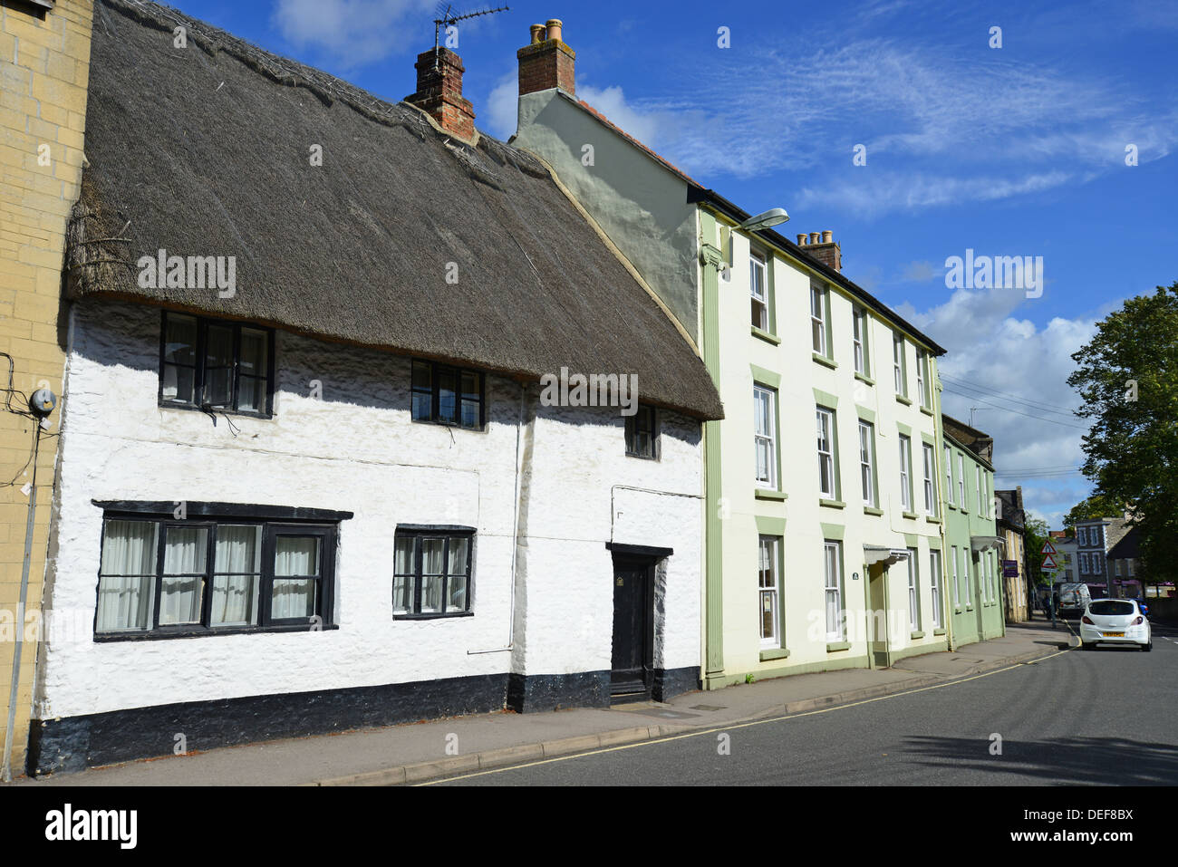 Period houses, Church Street, Bicester, Oxfordshire, England, United