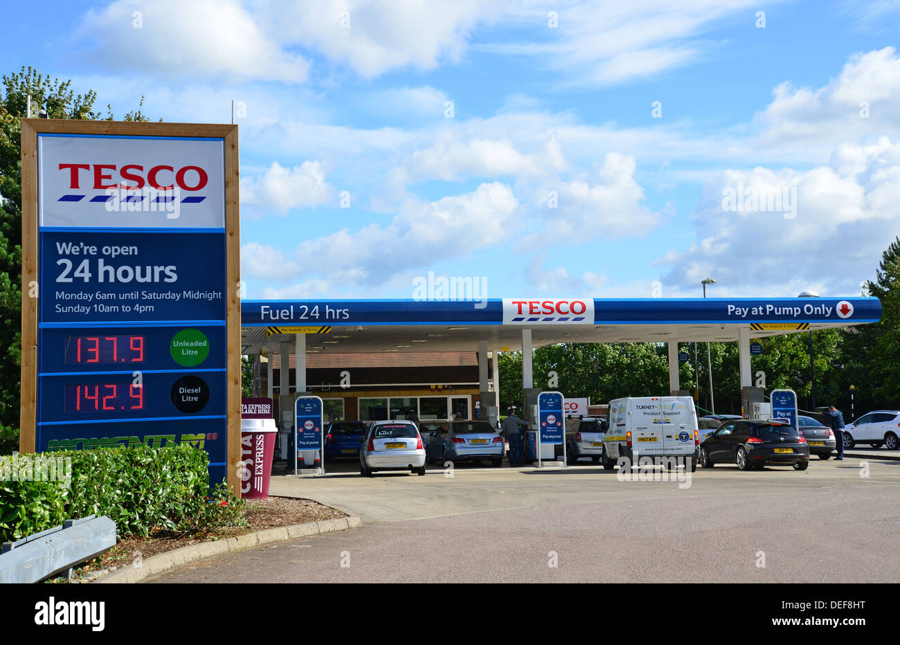 24 Hour Supermarket Near Me Tesco Supermarket 24 hour service station, Pingle Drive, Bicester, Oxfordshire, England, United Kingdom Stock Photo - Alamy