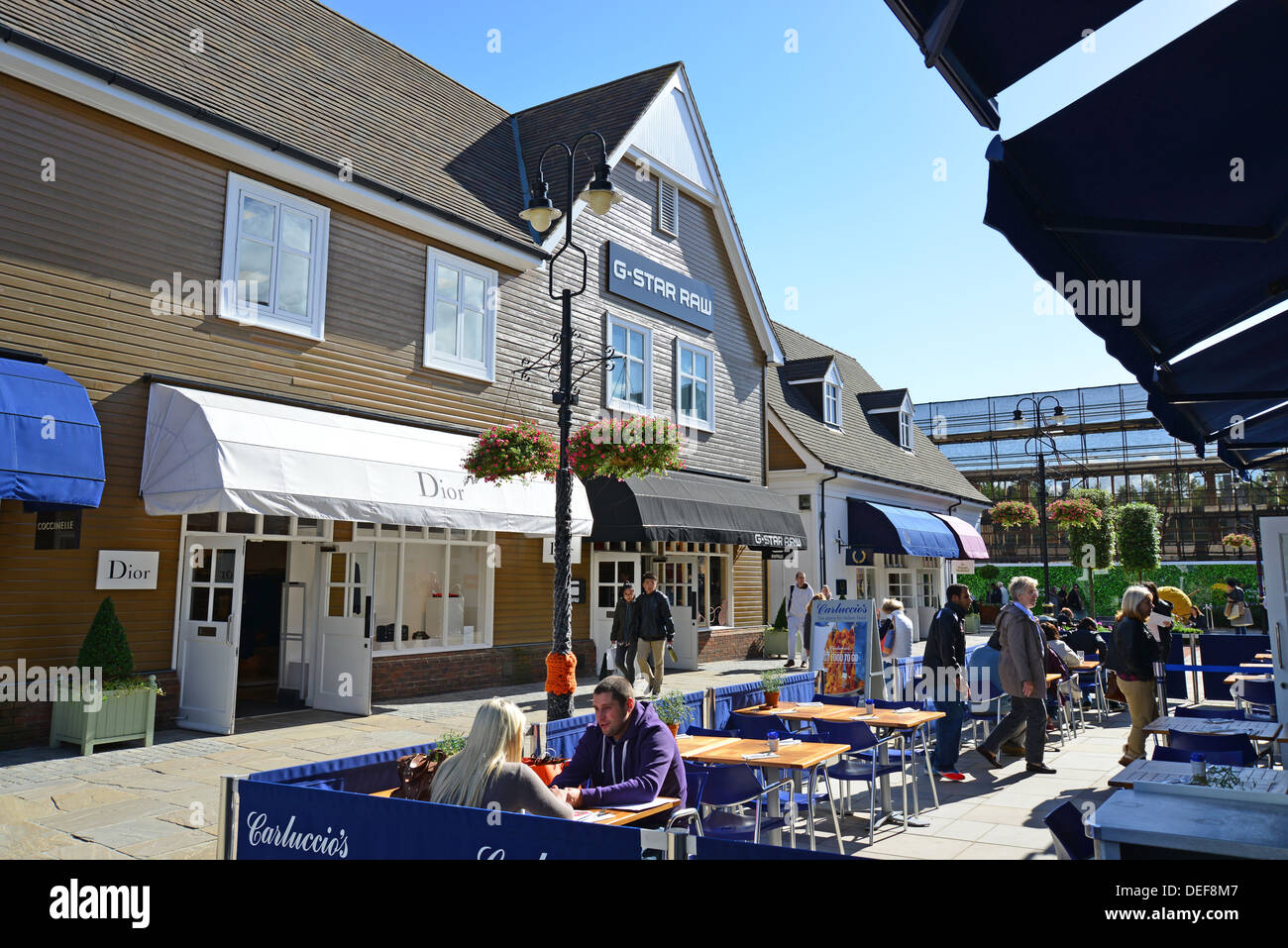 Carluccio S Restaurant At Bicester Village Outlet Shopping Centre Stock Photo Alamy