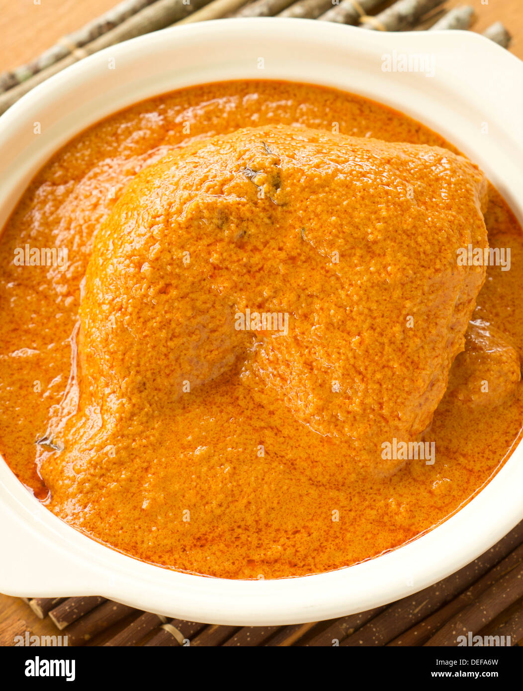 Chicken Curry Non sharpen file Stock Photo