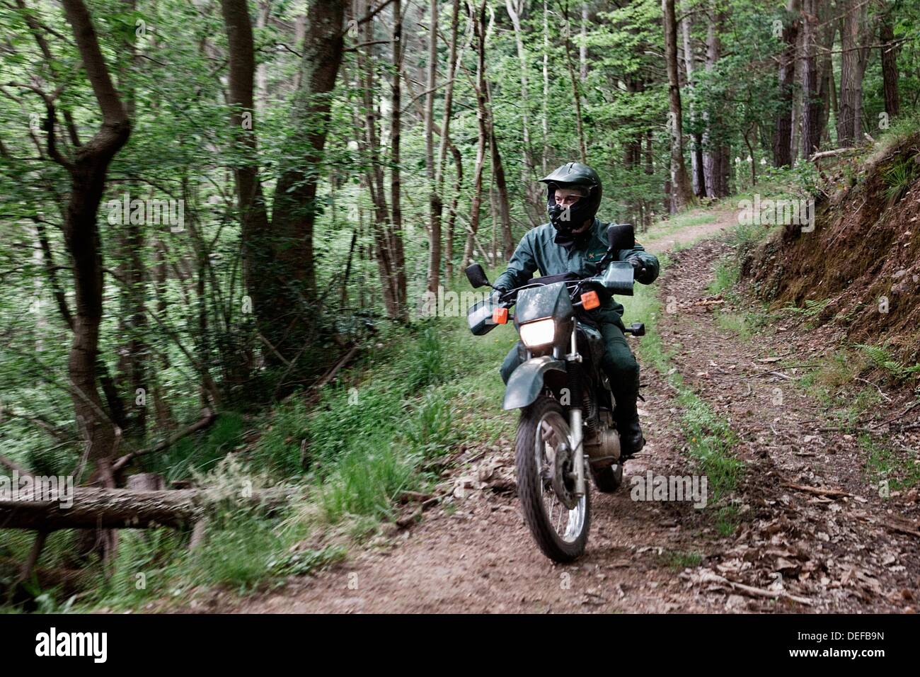 Civil Guard  Service Nature Protection  Asturias  Spain  Europe Stock Photo