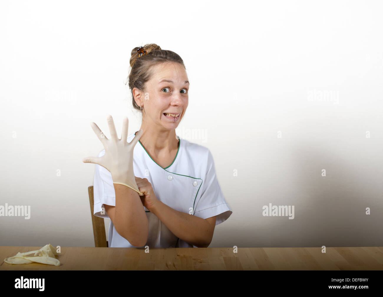 Glove latex hi-res stock photography and images - Alamy