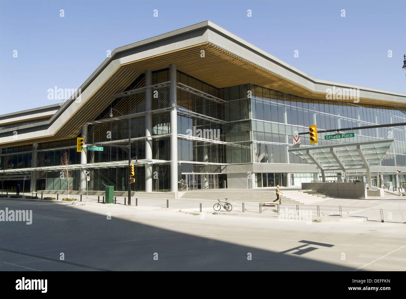 Vancouver Convention Centre, downtown Vancouver, BC, Canada Stock Photo