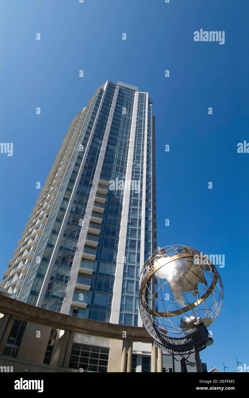 Apartment building in downtown Vancouver, BC, Canada Stock Photo Alamy