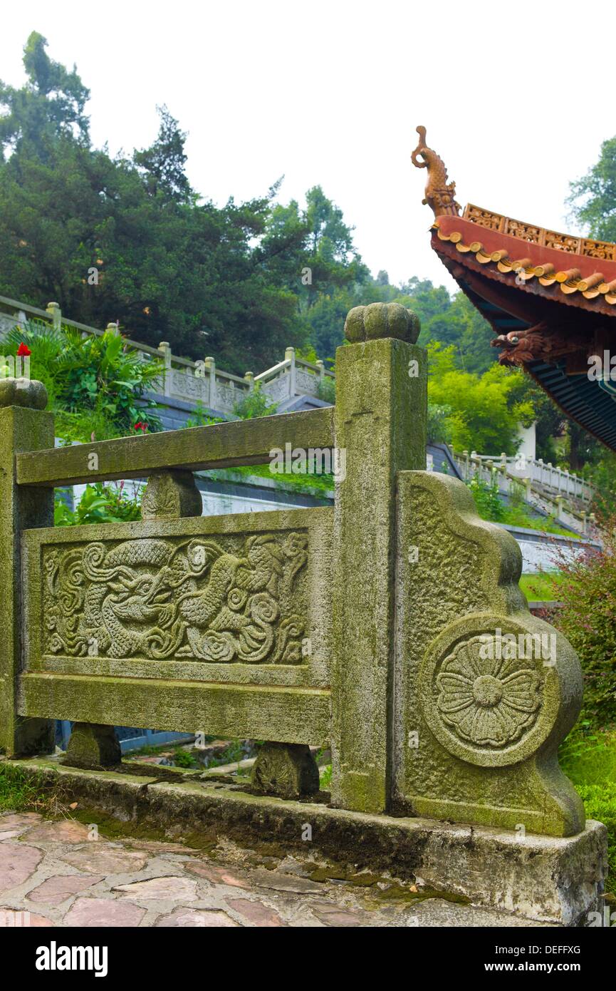 Lushan Temple aka Luyuan or Huiguang Temple, Hunan, China Stock Photo