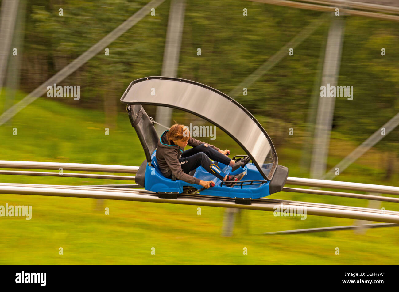 Soellereck Toboggan Run, summer toboggan run, Oberstdorf, Oberallgäu, Allgäu, Swabia, Bavaria